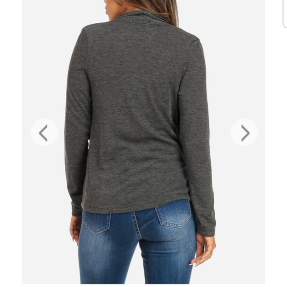 SOLD | OPEN FRONT LONG SLEEVE CARDIGAN - Picture 3 of 3